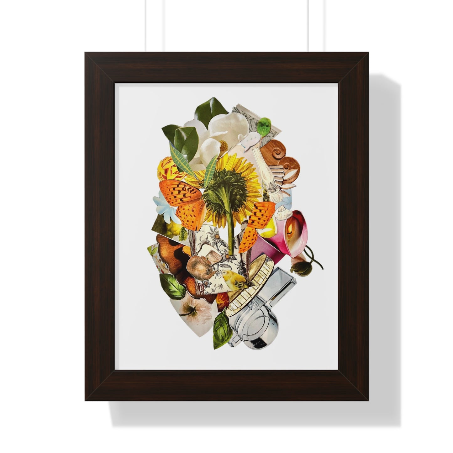 "Sunflower"" Framed Collage Poster