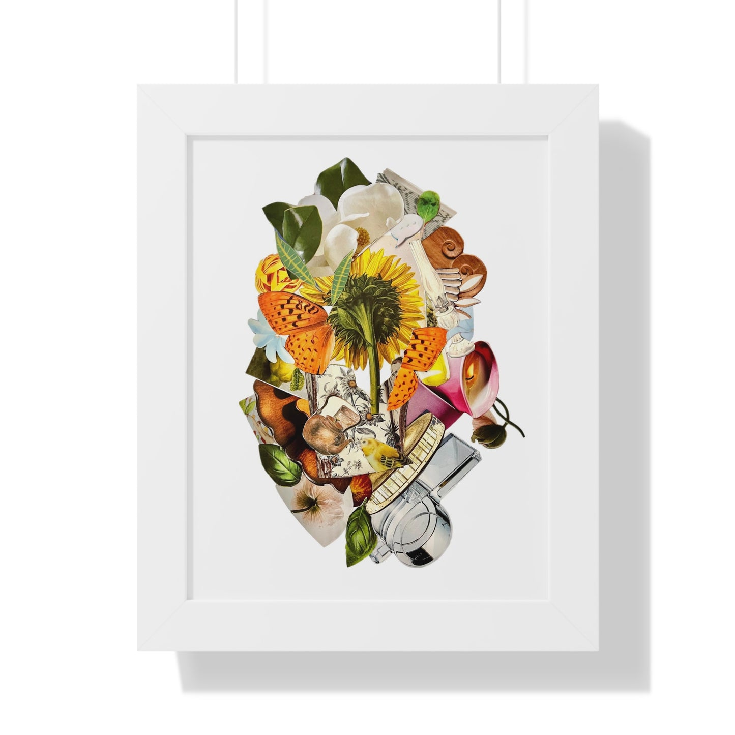 "Sunflower"" Framed Collage Poster
